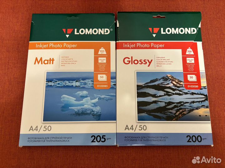 Фотобумага lomond