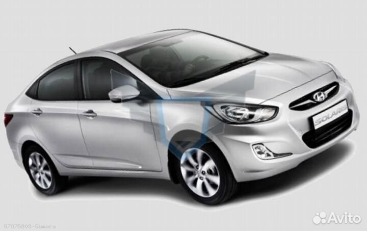 Порог правый Hyundai Solaris 2011-2017 (1мм)