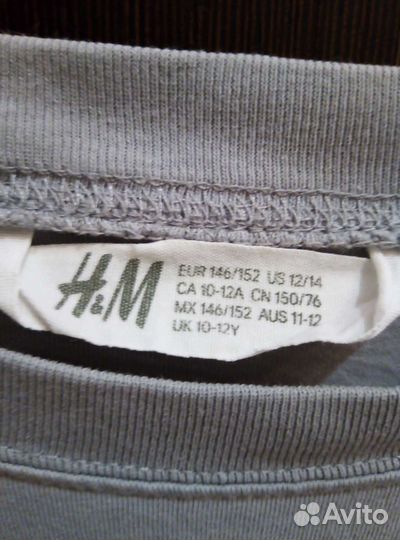 Лонгслив H&M 158см