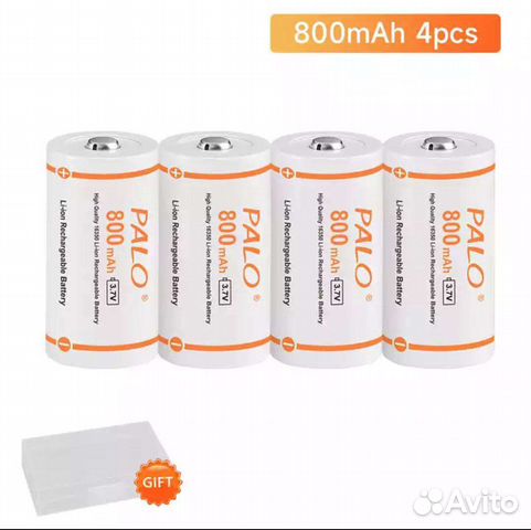 Аккумулятор Palo cr123,16340/16350 3.7 v 800mAh