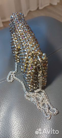 Сумочка из хрустальных бусин