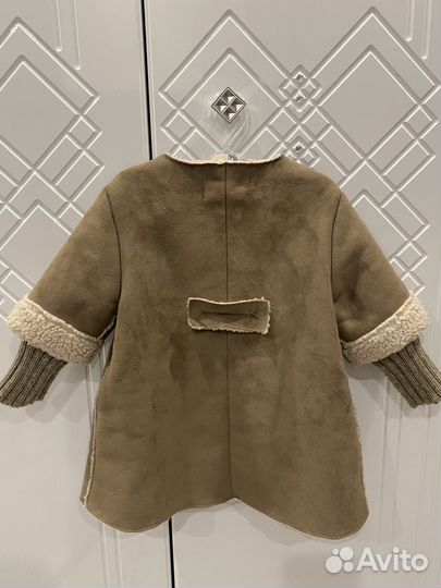Пальто для девочки zara 86 рост