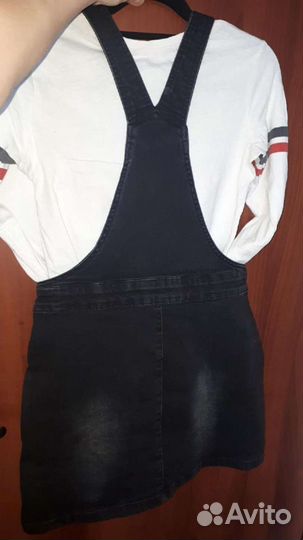 Джинсовый сарафан для девочки