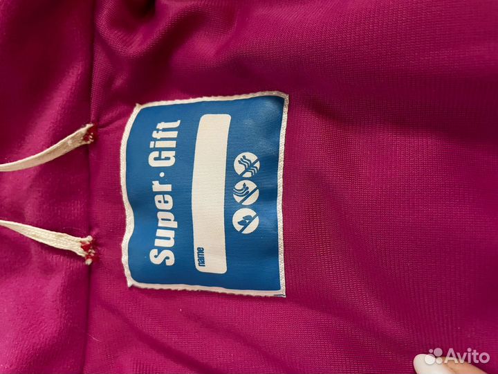 Зимний костюм для девочки 128