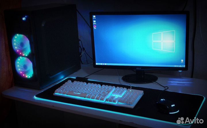 Компьютер шустрый. Для игр работы и учебы