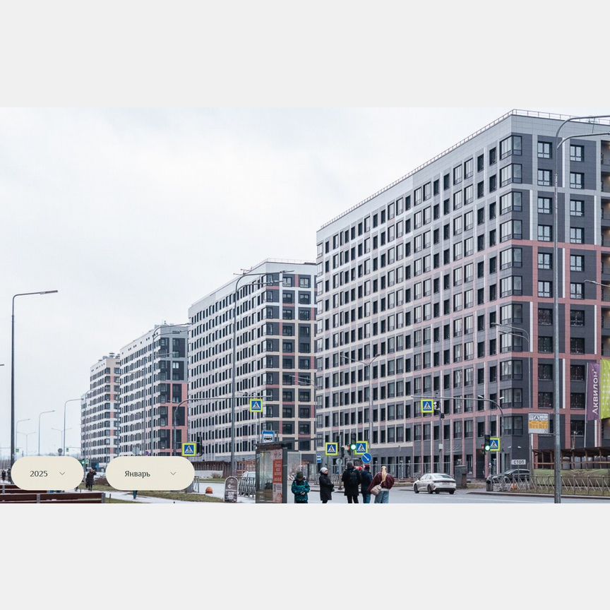 1-к. квартира, 42 м², 3/12 эт.