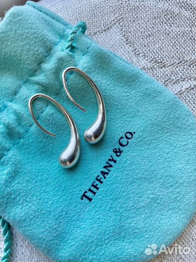 Серебряные серьги Tiffany&Co