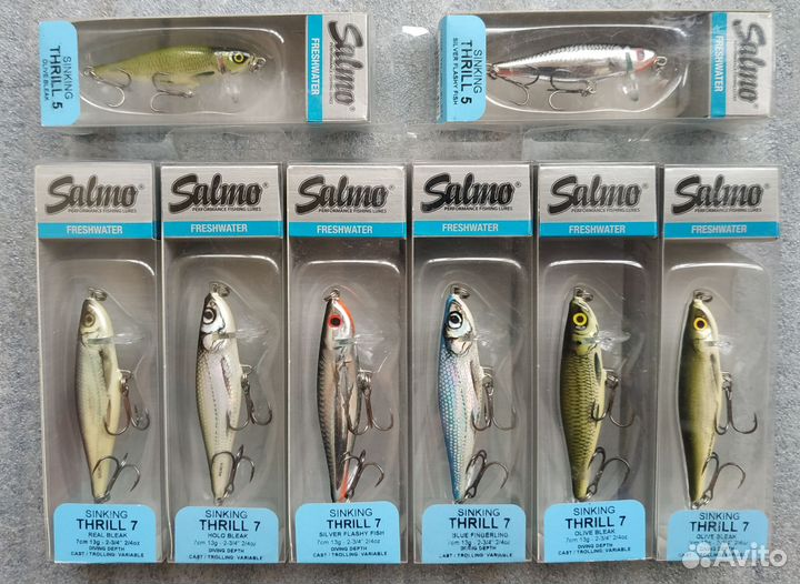 Воблеры Salmo Whacky, Nils Master