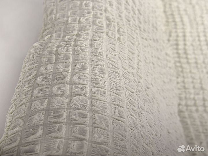 Чехол на диван без подлокотников, цвет Кремовый