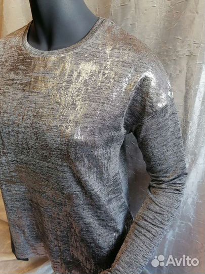 Джемпер женский серебряный