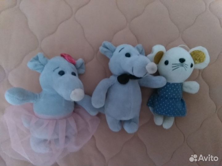 Мышки мягкая игрушка