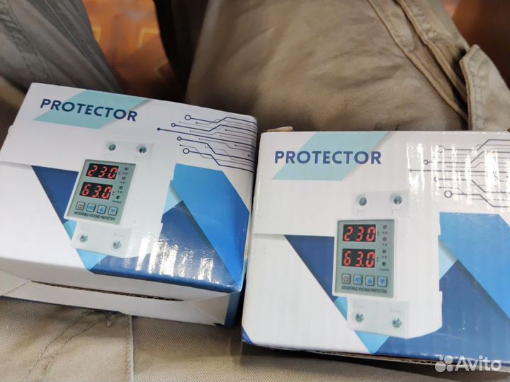 Реле напряжения 2шт 63А