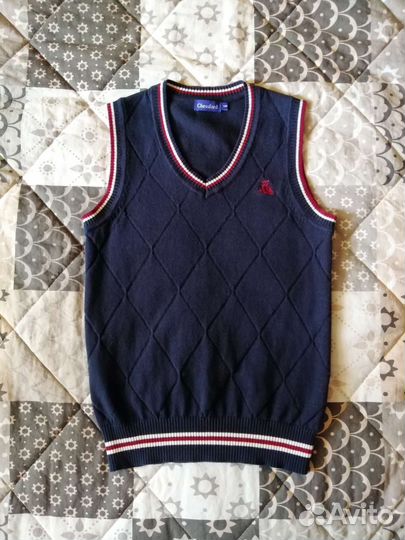 Жилетка для мальчика школьная 140 см