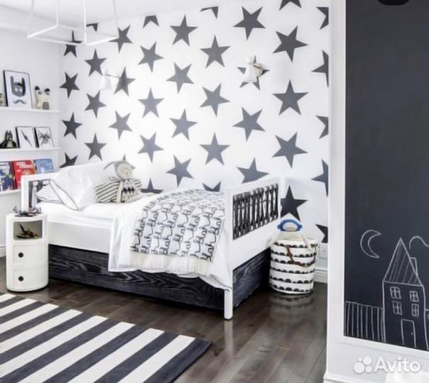 Наклейки на обои (стены) и другой интерьер