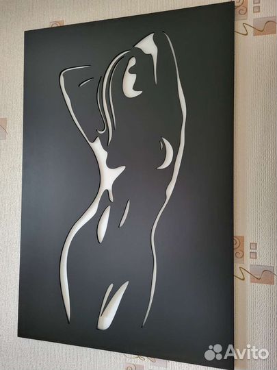 Картина резная из дерева