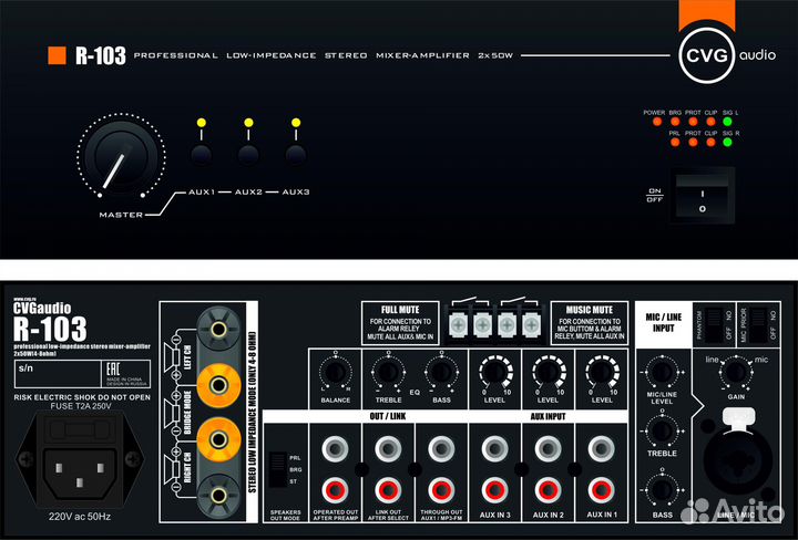 Усилитель CVGaudio R-103