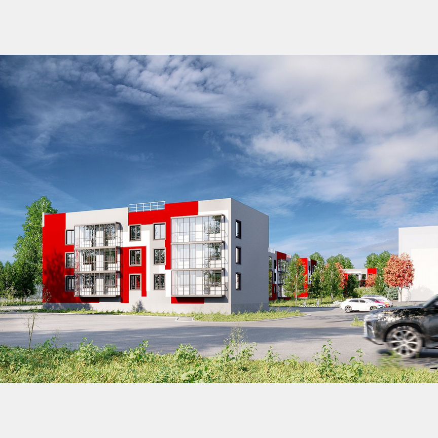 3-к. квартира, 79,7 м², 2/3 эт.