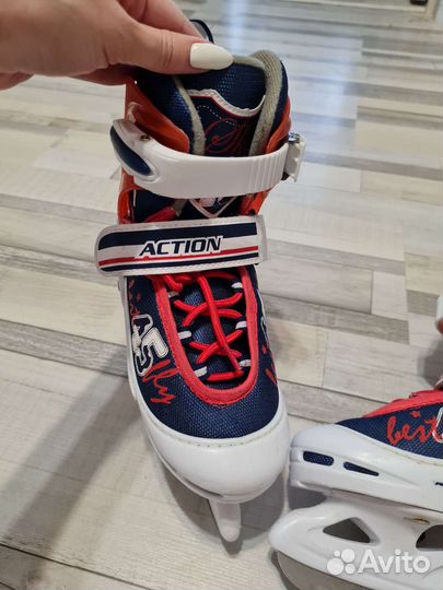 Коньки раздвижные