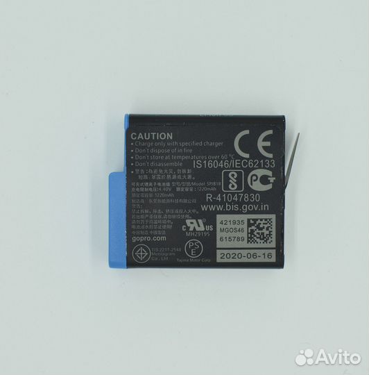 Аккумулятор Gopro ahdbt-801 для hero 8/7/6