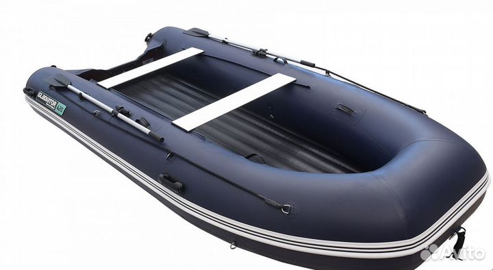 Надувная лодка gladiator E420PRO темно-синий