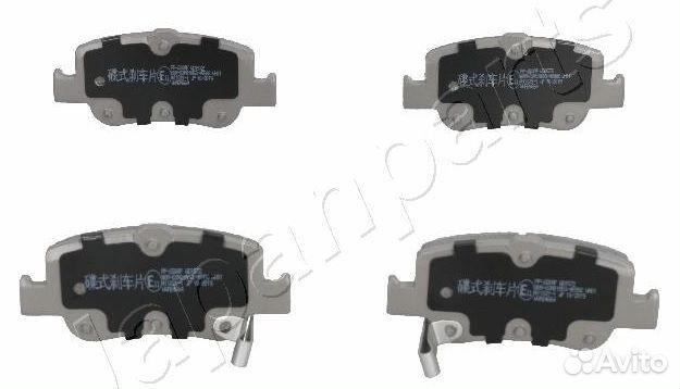 Колодки тормозные задние Auris 07- Corolla 06