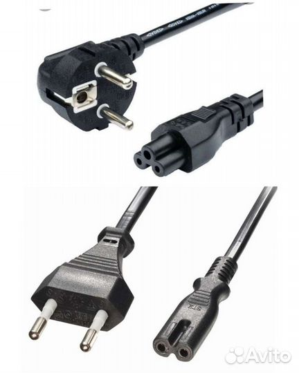 Кабели питания 2pin/3pin