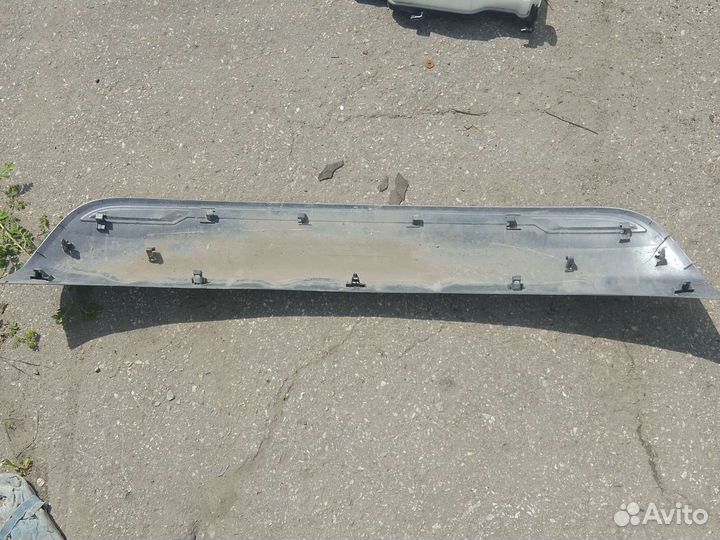 Накладка заднего бампера Mitsubishi Outlander 3