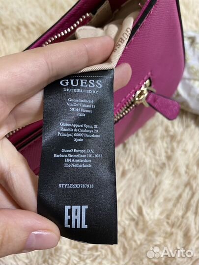 Сумка Guess noelle top zip bag