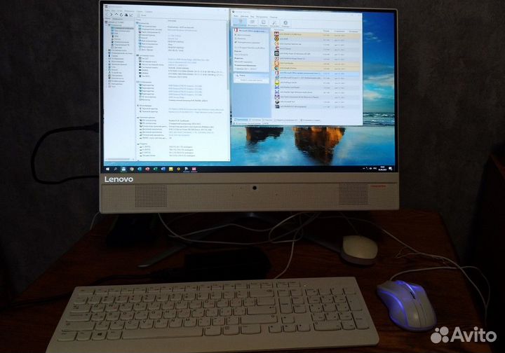 Моноблок Lenovo ideacentre 510-22ASR, цвет белый
