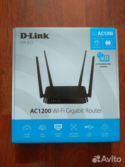 Wifi роутер D-Link DIR-825