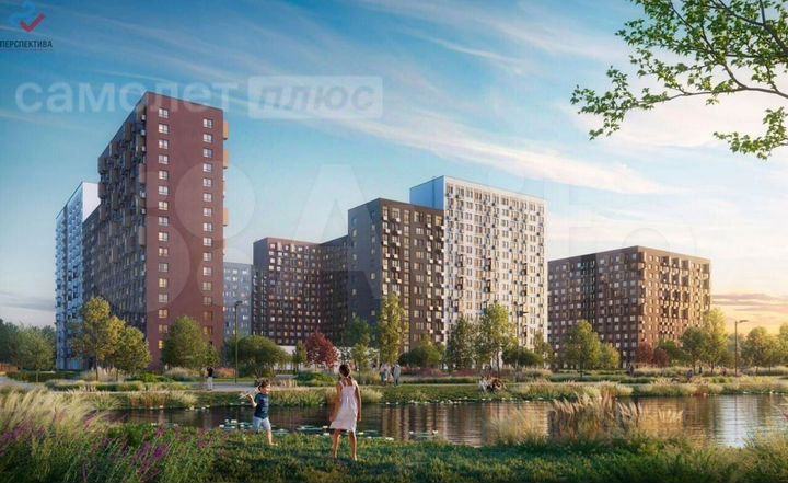 1-к. квартира, 34,1 м², 6/17 эт.