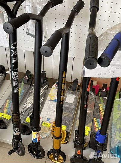 Трюковые самокаты kms, teach team, yezz, flamina