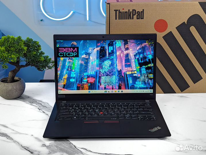 Сенсорный Lenovo T490S i7-8650U 32GB 1TB SSD IPS
