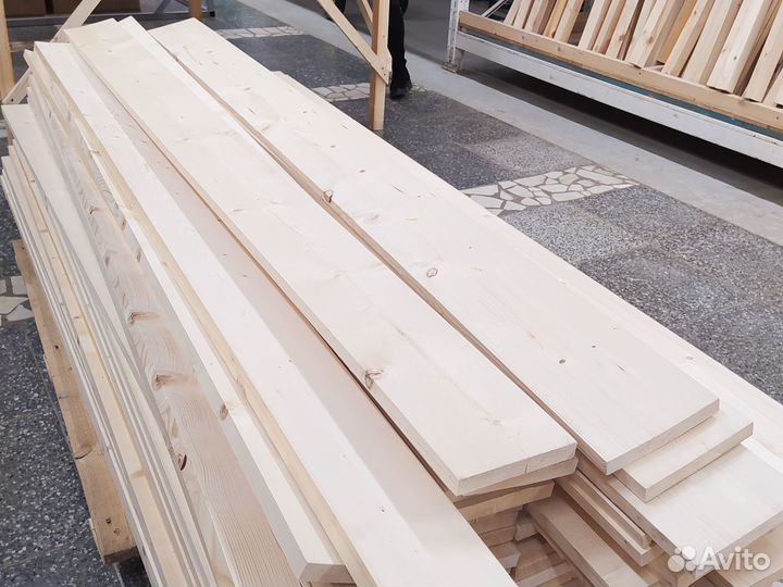 Доска сухая строганая,ав(хвоя) 20*145*2000мм ав