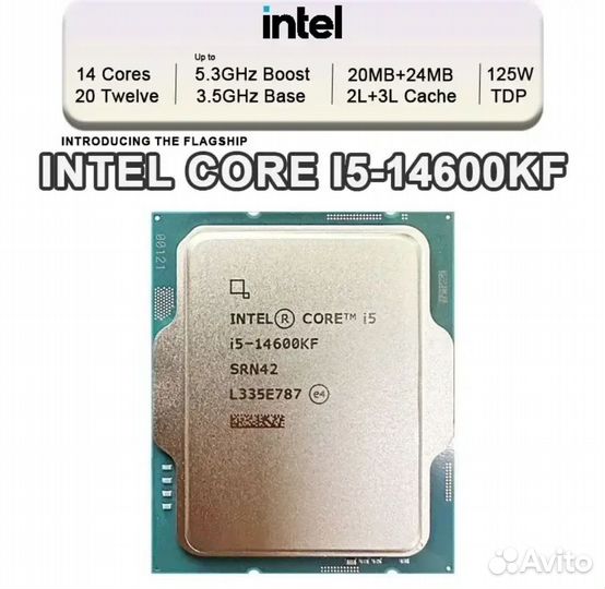 Процессор intel core i5 14600kf oem