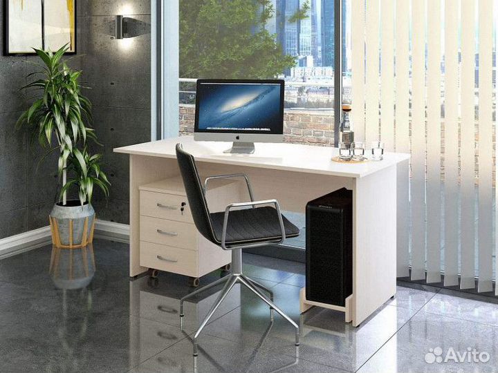 Стол компьютерный с тумбой Рубин 40 261