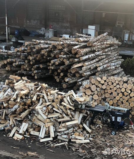 Дрова береза колотые