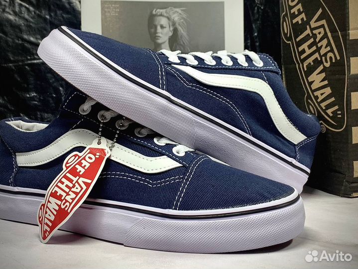Кеды мужские vans синие