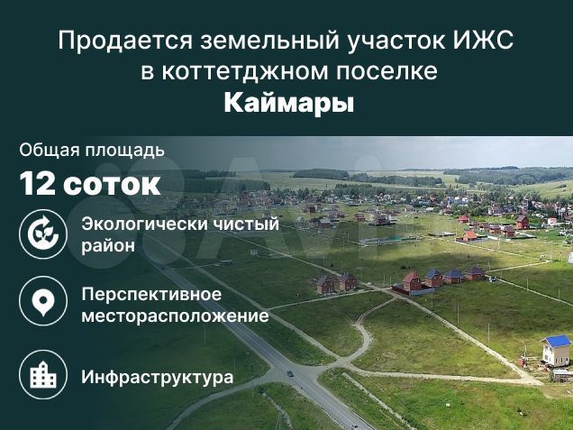 Участок 12 сот. (ИЖС)