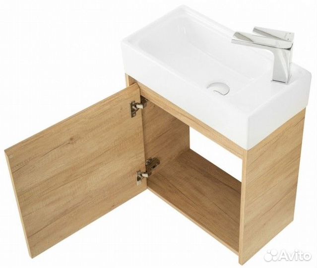 Тумба с раковиной BelBagno Kraft Mini 50L-7045-KL Rovere Nebrasca Nature