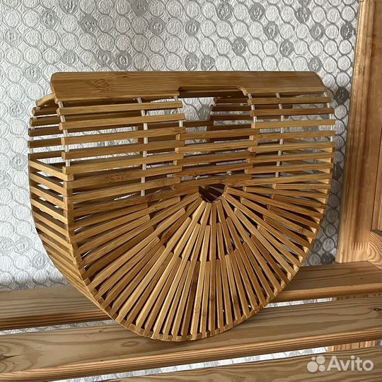 Деревянная сумка летняя