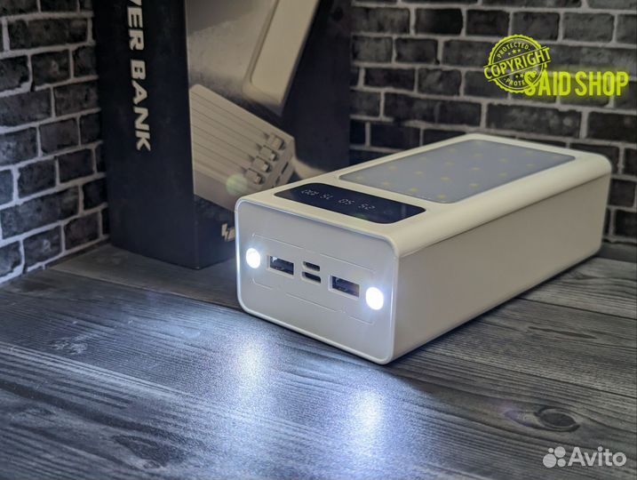 Повербанк 50000 с фонариком power bank