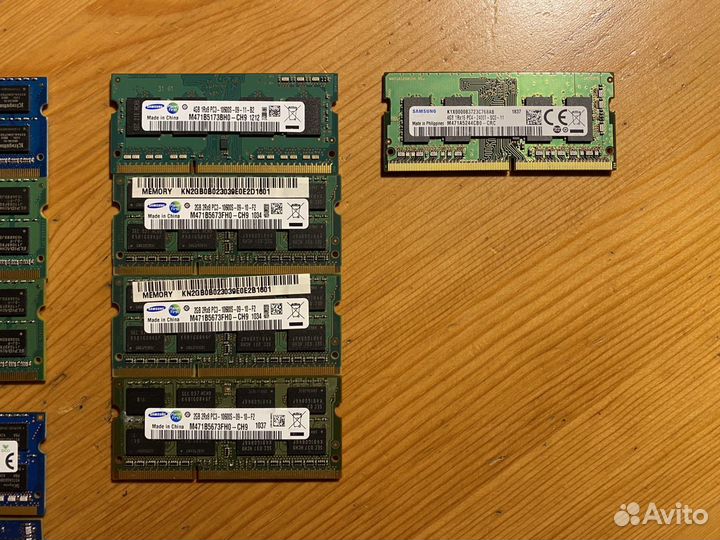 Оперативная память DDR2/DDR3/DDR4 Dimm/So-Dimm