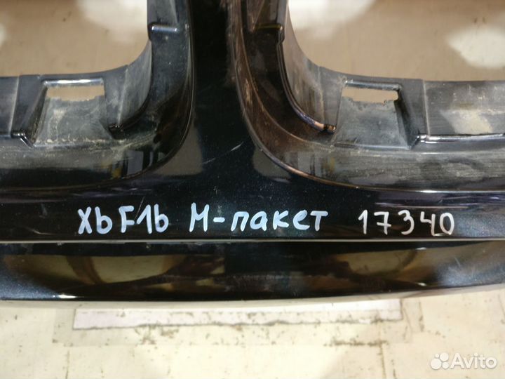 Передний бампер BMW X6 F16 М-пакет Артикул 17340