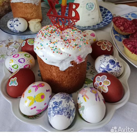 Подставка для кулича и яиц