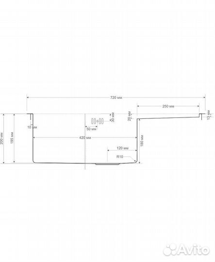 Мойка для кухни Seaman Eco Bremen нержавеющая сталь SBO-7245.A