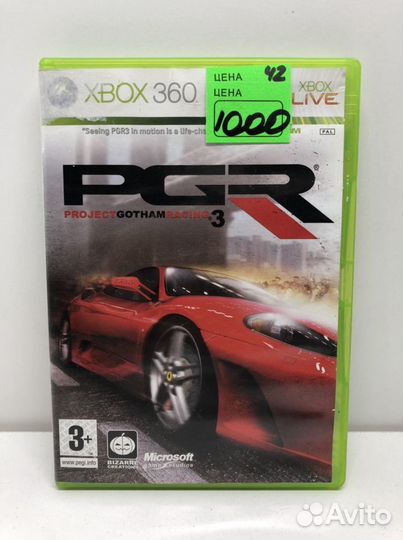 Диск PGR 3 для Xbox 360