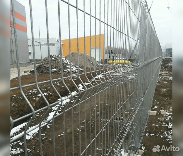 Забор сетка 3д