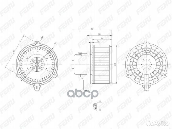 Мотор печки Hyundai Tucson Kia Sportage с 2004 г