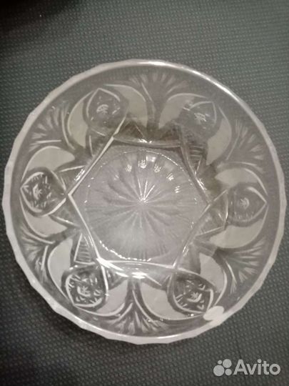 Ваза для фруктов хрусталь новая, в коробке
